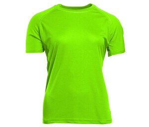 Pen Duick PK141 - Tee Shirt Sport Femme Fluorescent Green