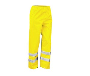 Result RS022 - Pantalon De Pluie Homme Haute Visibilité Fluorescent Yellow