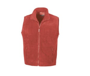 Result RS037 - Gilet Polaire Homme sans Manche Rouge