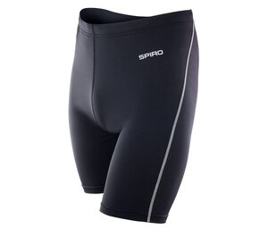 Spiro SP250 - Shorts Sport Homme Quick Dry Noir