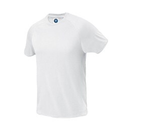 Starworld SW300 - T-Shirt Technique Homme Manches Raglan Blanc