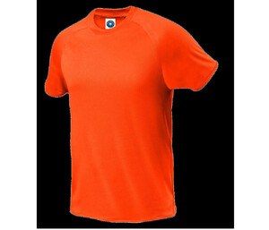 Starworld SW300 - T-Shirt Technique Homme Manches Raglan Orange