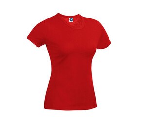 Starworld SW404 - Tee-Shirt Femme Performance Bright Red