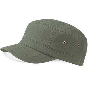 Beechfield BF038 - Casquette Militaire Vintage Olive