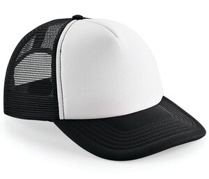 Beechfield BF645 - Casquette Vintage Snapback Trucker noir/blanc