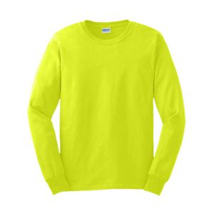 Gildan GN186 - T-Shirt Manches Longues Homme Ultra-T Fluo Yellow