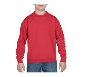 Gildan GN911 - Sweatshirt Col Rond Enfant Rouge