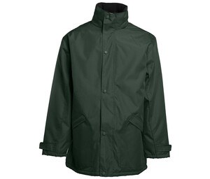 Pen Duick PK500 - Parka matelassée Forest Green/Polaire Black