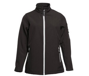 Pen Duick PK769 - Polaire Femme Respirant Imperméable Coupe-Vent Noir/Blanc