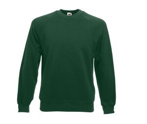 Fruit of the Loom SC260 - Pull À Manches Raglan Homme Bottle Green