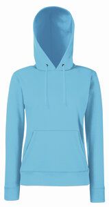 Fruit of the Loom SC269 - Sweat À Capuche Femme Avec Poche Kangourou Azur Blue