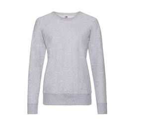 Fruit of the Loom SC361 - Sweat Femme Manches Longues Coton Heather Grey