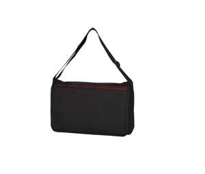 Black&Match BM902 - Messenger Bag Noir/Rouge