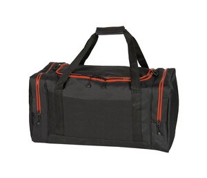 Black&Match BM907 - Grand Sac de Sport et de Voyage 55 Litres Black/Orange