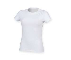 Skinnifit SK121 - Tee-Shirt Femme Stretch Coton Blanc