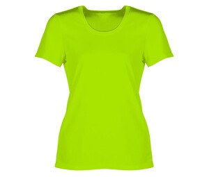 Sans Étiquette SE101 - Tee-Shirt Respirant Femme Fluorescent Green
