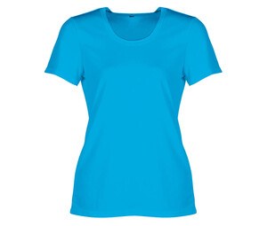 Sans Étiquette SE101 - Tee-Shirt Respirant Femme Electric Blue