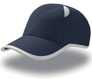 Atlantis AT066 - Casquette 6 Pans Sport Navy/White