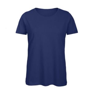 B&C BC02T - Tee-Shirt Femme 100% Coton Cobalt Bleu