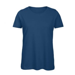 B&C BC02T - Tee-Shirt Femme 100% Coton Bleu Royal