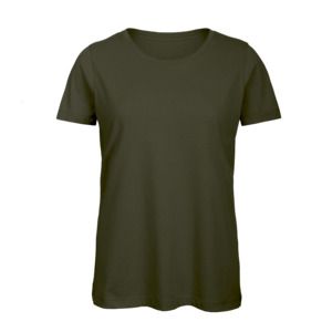 B&C BC02T - Tee-Shirt Femme 100% Coton Urban Khaki