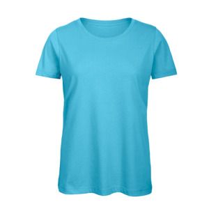 B&C BC02T - Tee-Shirt Femme 100% Coton Turquoise