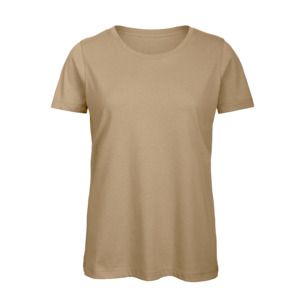 B&C BC02T - Tee-Shirt Femme 100% Coton Sand