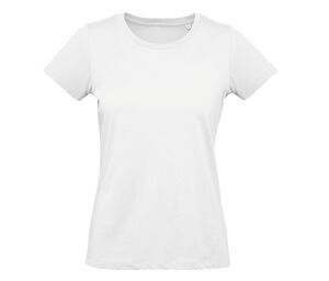 B&C BC049 - Tee-Shirt Femme 100% Coton Bio Blanc