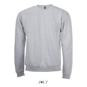 SOL'S 01168 - SPIDER Sweat Shirt Homme Col Rond Gris clair melange