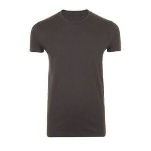 SOL'S 00580 - Imperial FIT Tee Shirt Homme Col Rond Ajusté Dark Grey