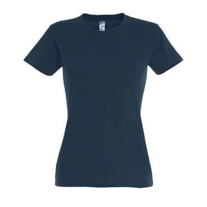 SOL'S 11502 - Imperial WOMEN Tee Shirt Femme Col Rond Petroleum Blue
