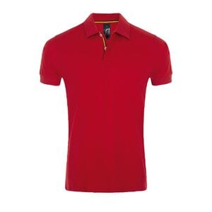 SOL'S 00576 - PATRIOT Polo Homme Red / Black