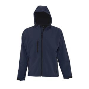 SOL'S 46602 - REPLAY MEN Softshell Homme à Capuche French Navy