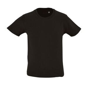 SOL'S 02078 - Milo Kids Tee Shirt Enfant Manches Courtes Noir profond