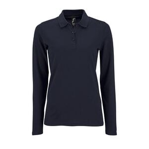 SOL'S 02083 - Perfect Lsl Women Polo Piqué Manches Longues Femme French Navy