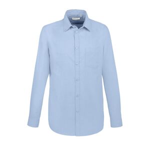 SOL'S 02920 - Boston Fit Chemise Homme Oxford Manches Longues Sky Blue