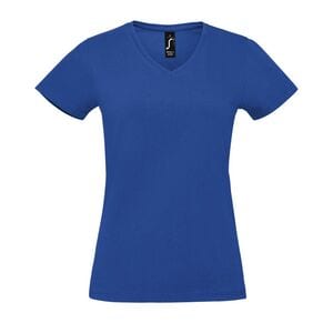 SOL'S 02941 - Imperial V Women Tee Shirt Femme Col “V” Royal Blue