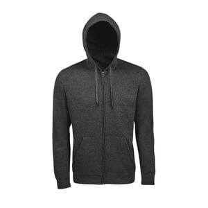 SOL'S 47800 - SEVEN MEN Veste Zippée Homme à Capuche Doublée Gris foncé