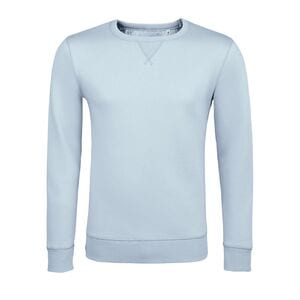 SOL'S 02990 - Sully Sweat Shirt Homme Col Rond Bleu crémeux