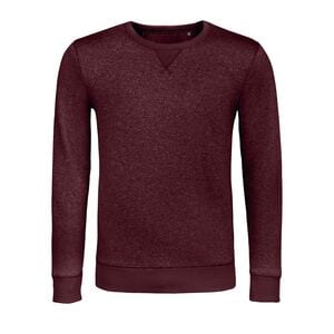 SOL'S 02990 - Sully Sweat Shirt Homme Col Rond Oxblood chiné