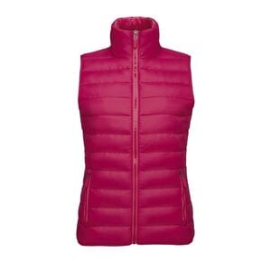 SOL'S 01437 - WAVE WOMEN Doudoune Light Sans Manche Femme Dark Pink