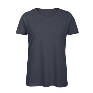 B&C BC02T - Tee-Shirt Femme 100% Coton Navy