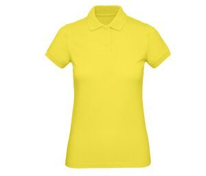 B&C BC401 - Polo 100% Coton Bio Femme Solar Yellow