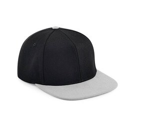 BEECHFIELD BF661 - Casquette 6 panneaux Original Noir / Gris