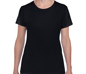 GILDAN GN182 - Tee-shirt col rond 180 femme Noir