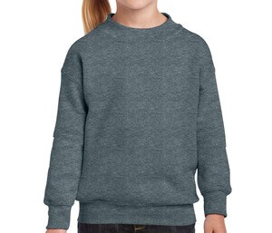 Gildan GN911 - Sweatshirt Col Rond Enfant Dark Heather