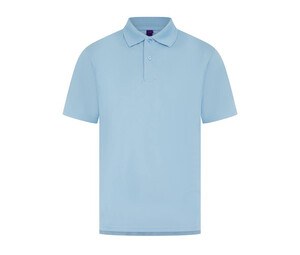 Henbury HY475 - Polo Shirt Homme Cool Plus Light Blue