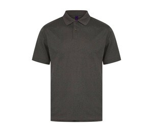 Henbury HY475 - Polo Shirt Homme Cool Plus Charbon Cendré