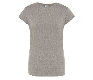 JHK JK150 - T-shirt femme col rond 155 Gris clair melange