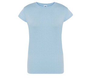 JHK JK150 - T-shirt femme col rond 155 Sky Blue